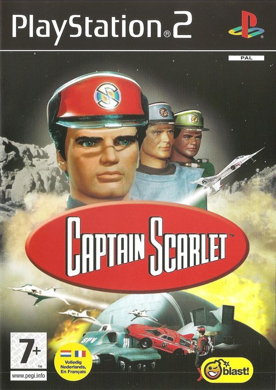 Captain Scarlet box art for Playstation 2